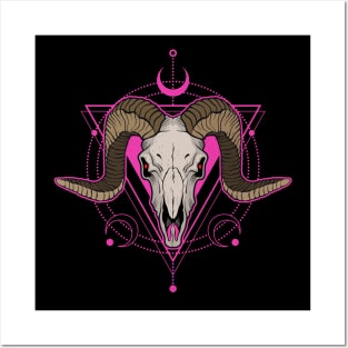 Rams Skull Spell Posters and Art